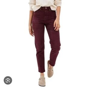American Eagle Straight Corduroy Mom Jeans